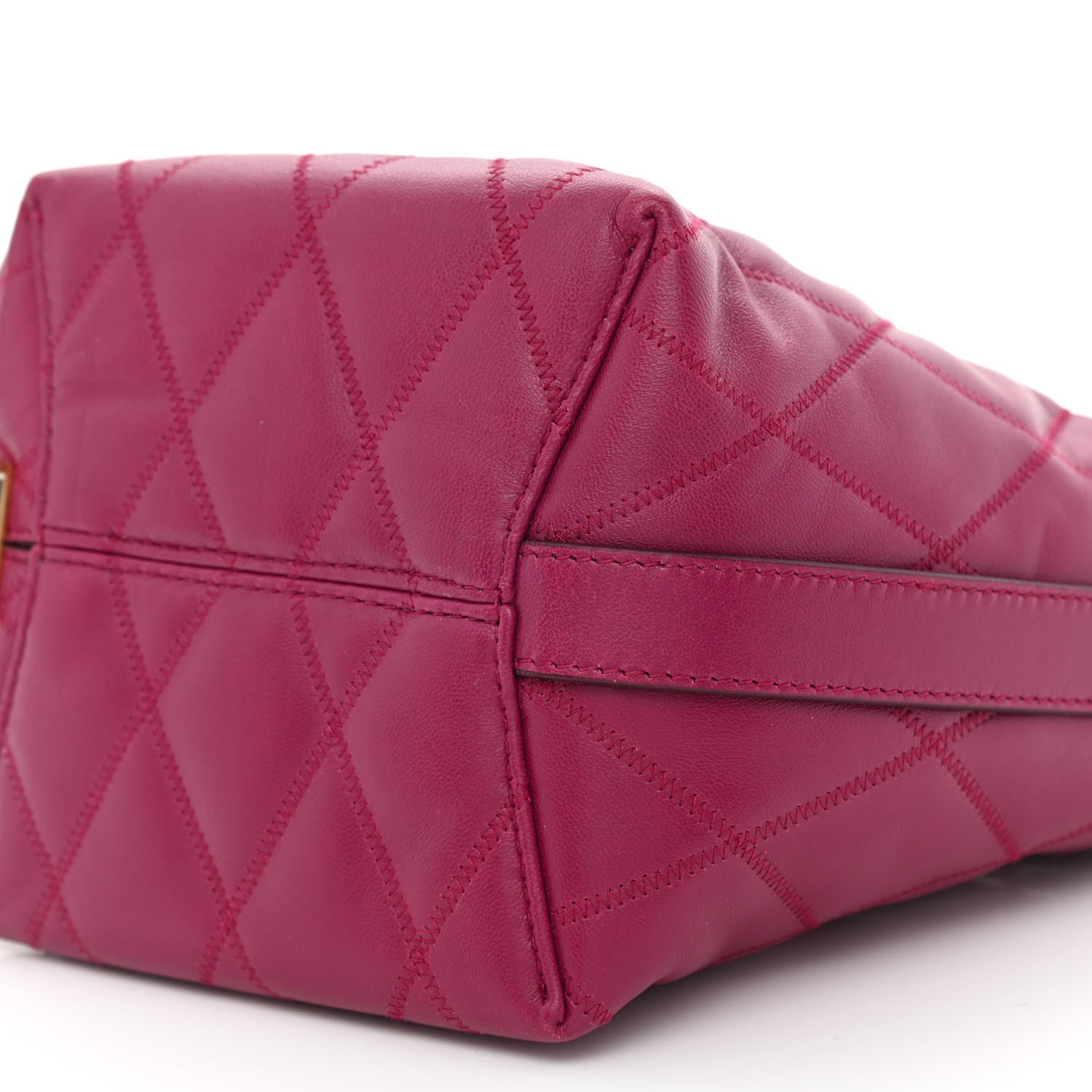 Givenchy Lambskin Quilted Mini GV Bucket Bag Orchid Purple 10 of 10