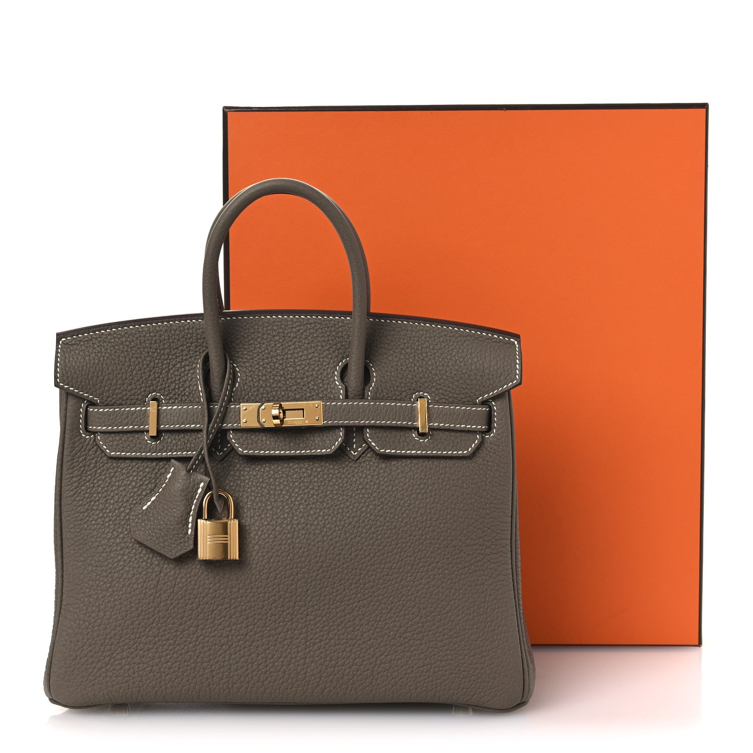 Hermes Togo Birkin 25 Etoupe 13 of 13