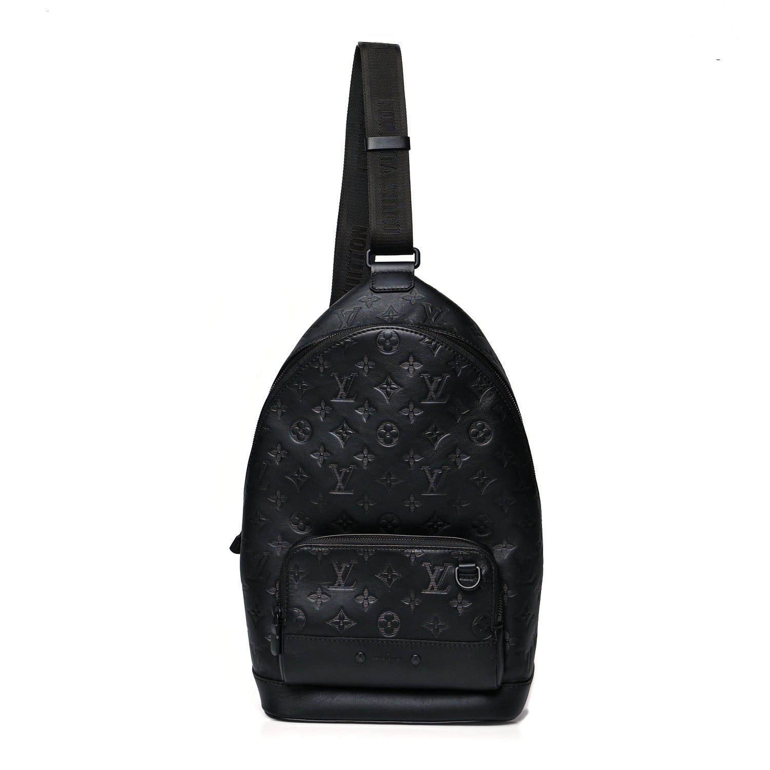 Louis Vuitton Monogram Shadow Racer Slingbag Black 1 of 9