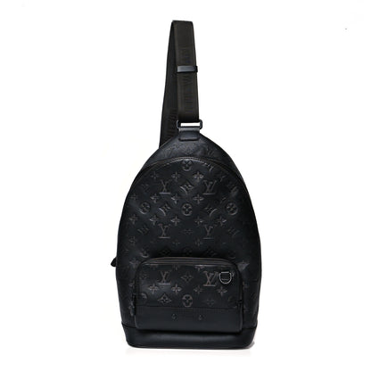 Louis Vuitton Monogram Shadow Racer Slingbag Black 1 of 9