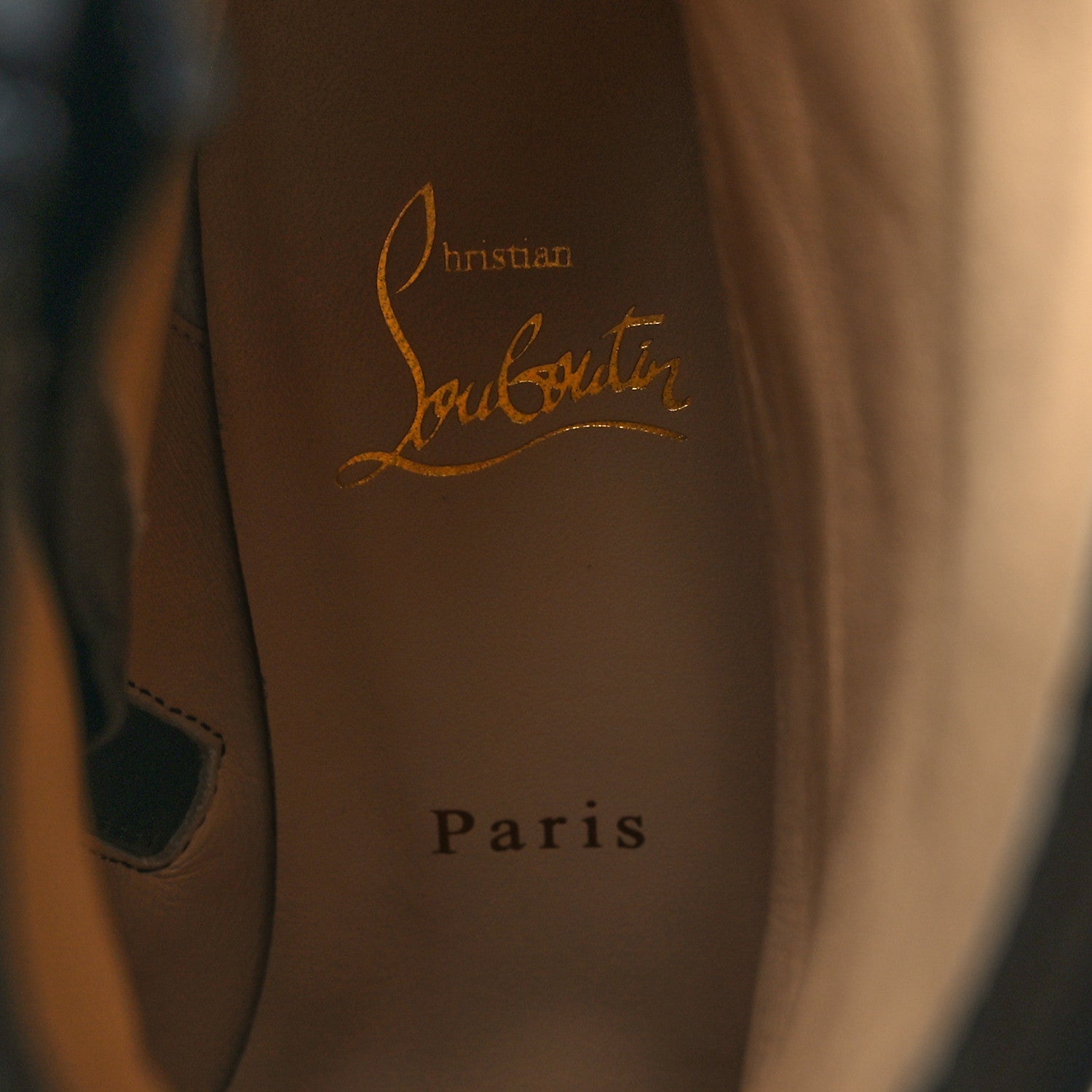 Christian Louboutin Calfskin Lock Booty 70 Ankle Boots 40 Black 7 of 8