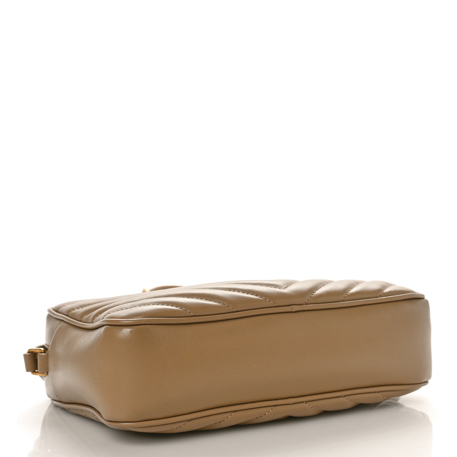 Saint Laurent Calfskin Matelasse Monogram Lou Camera Bag Dark Beige 4 of 11