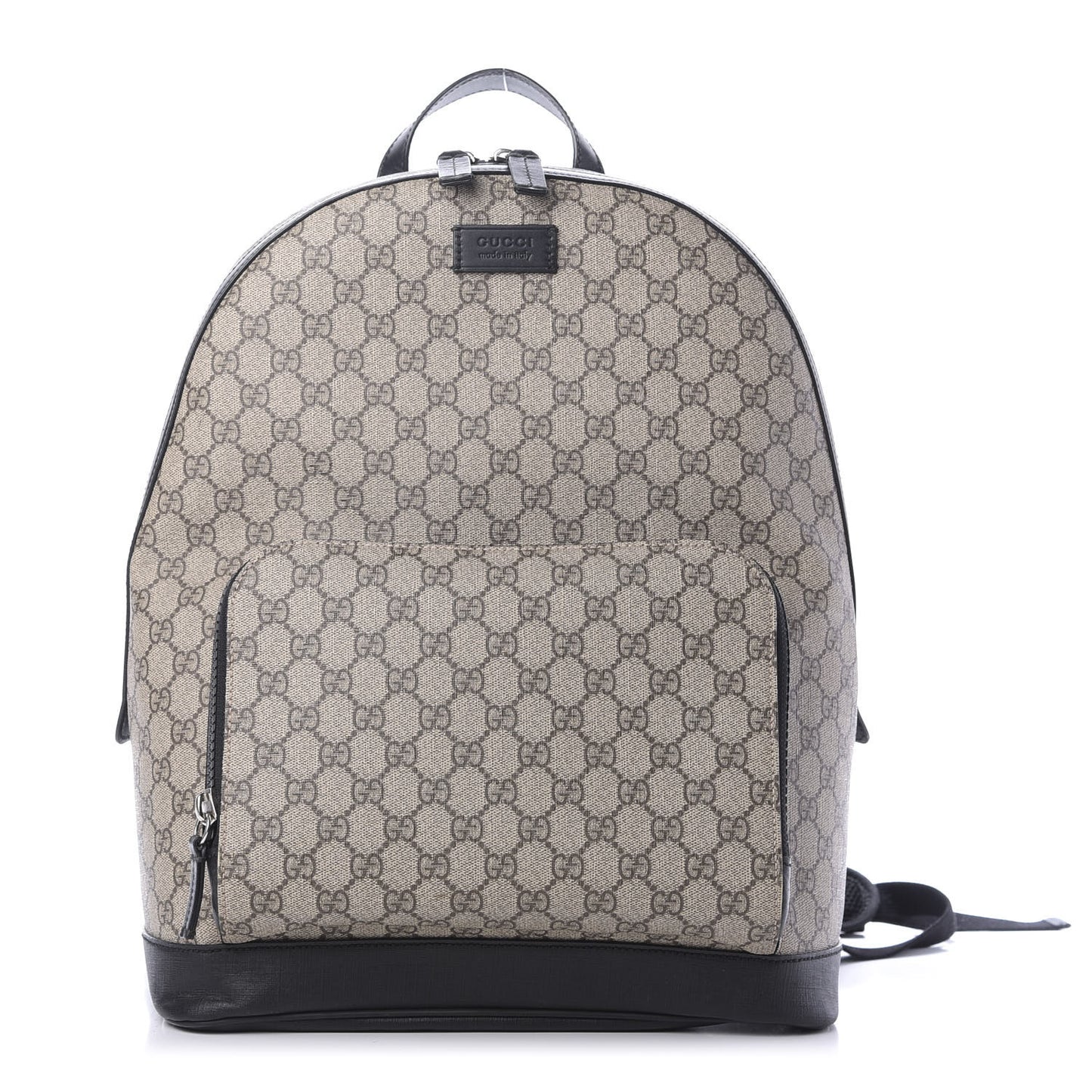 GG Supreme Monogram Medium Backpack Black