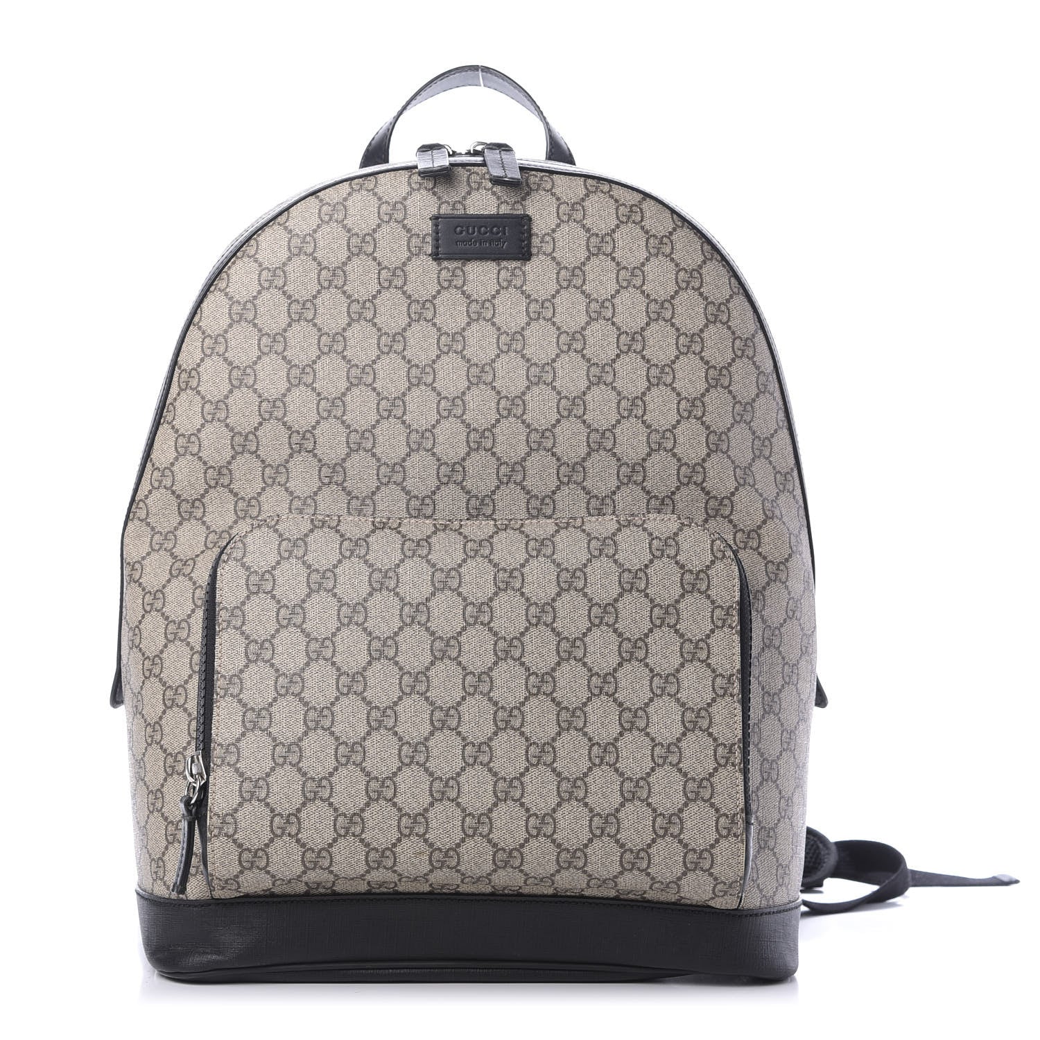 Gucci GG Supreme Monogram Medium Backpack Black 1 of 10