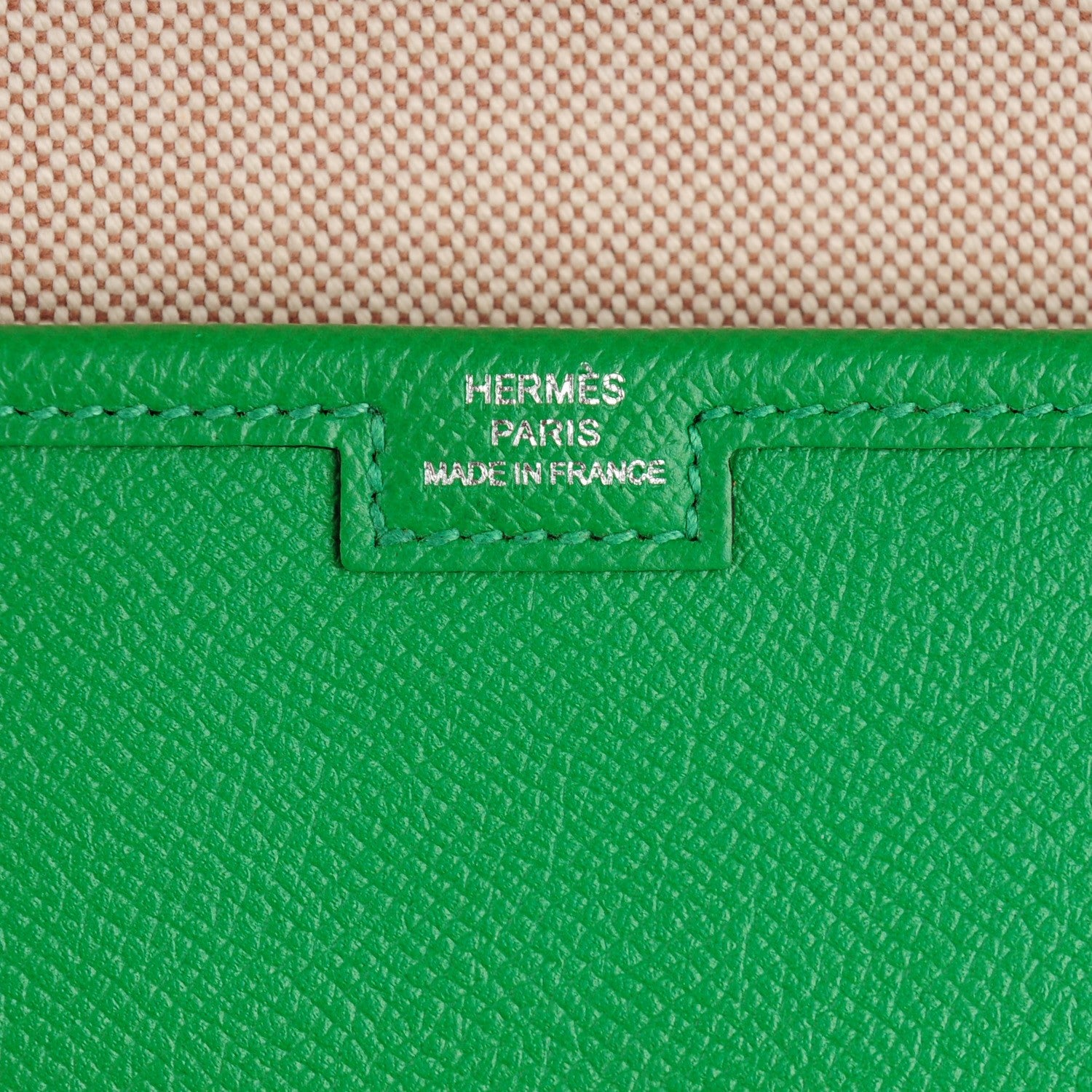 Hermes Epsom Jige PM Clutch Bambou 6 of 7