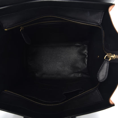 Celine Satin Calfskin Suede Mini Tri-Color Luggage Seashell 5 of 16