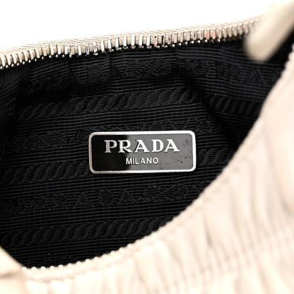 Prada Nappa Gaufre Re-Edition 2005 Shoulder Bag Talco 6 of 13