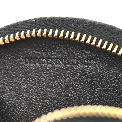 Celine Triomphe Canvas Round Zip Coin Purse 7 of 8