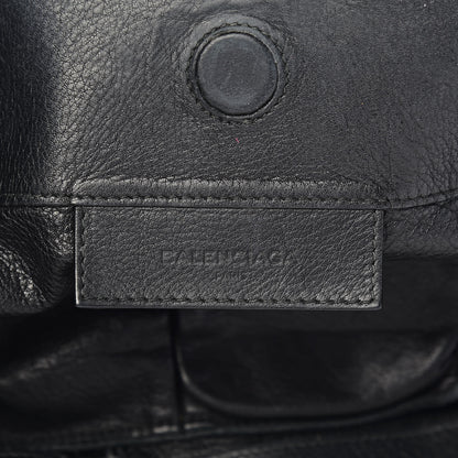 Balenciaga Veau Papier Classic Hardware Drop Bucket Bag Black 6 of 11