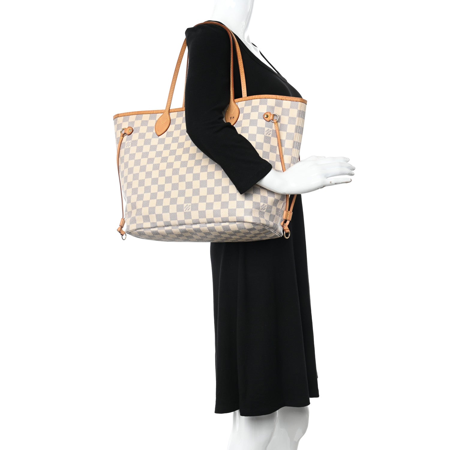 Louis Vuitton Damier Azur Neverfull MM 2 of 12