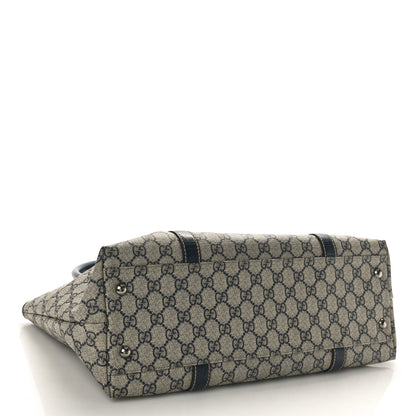 Gucci GG Plus Monogram Medium Joy Tote Navy 4 of 12