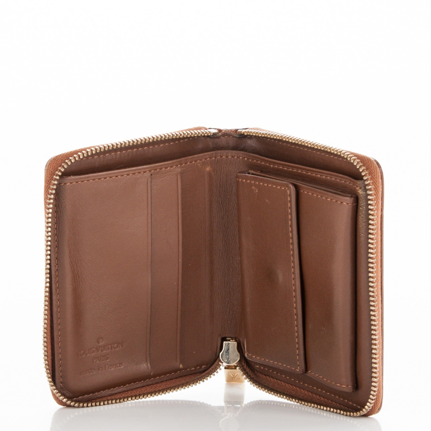Louis Vuitton Vernis Broome Zip Wallet Bronze 5 of 7