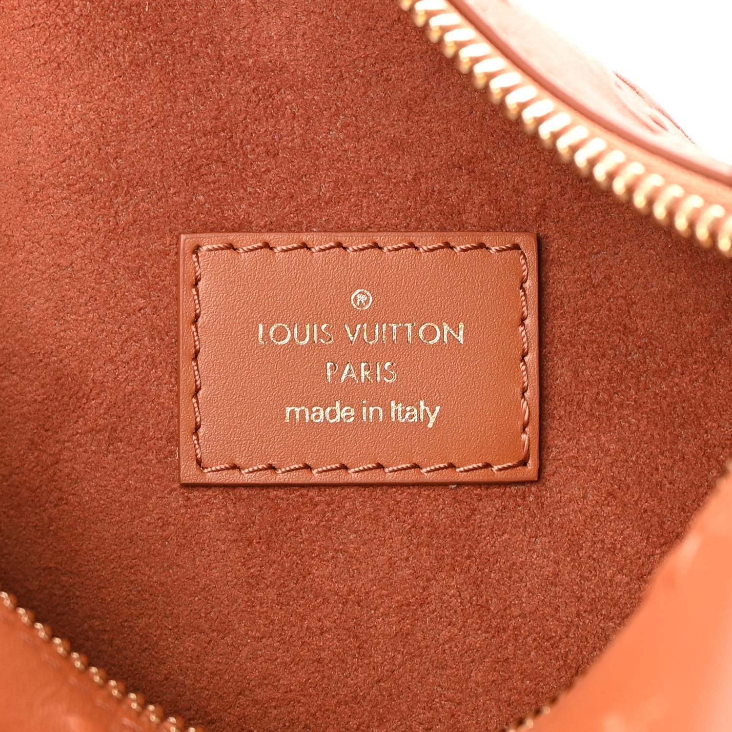 Louis Vuitton Calfskin Debossed Monogram Side Trunk Tan 6 of 10