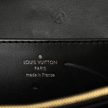 Louis Vuitton Grained Smooth Calfskin Rose Des Vents MM Black 6 of 9