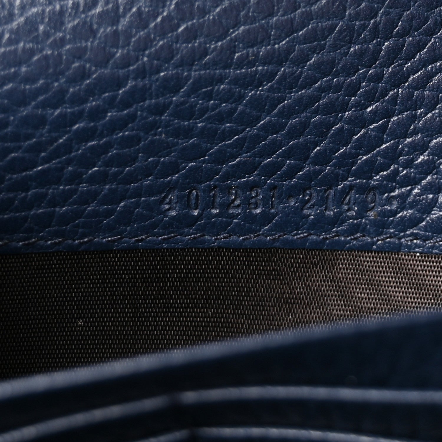 Gucci Dollar Calfskin Crystal Mini Dionysus Chain Wallet Blue Agata Black Diamond 7 of 10