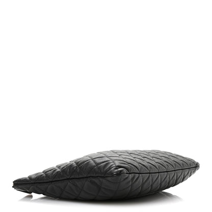 Chanel Iridescent Caviar Quilted Large Cosmetic Case Black 4 of 9