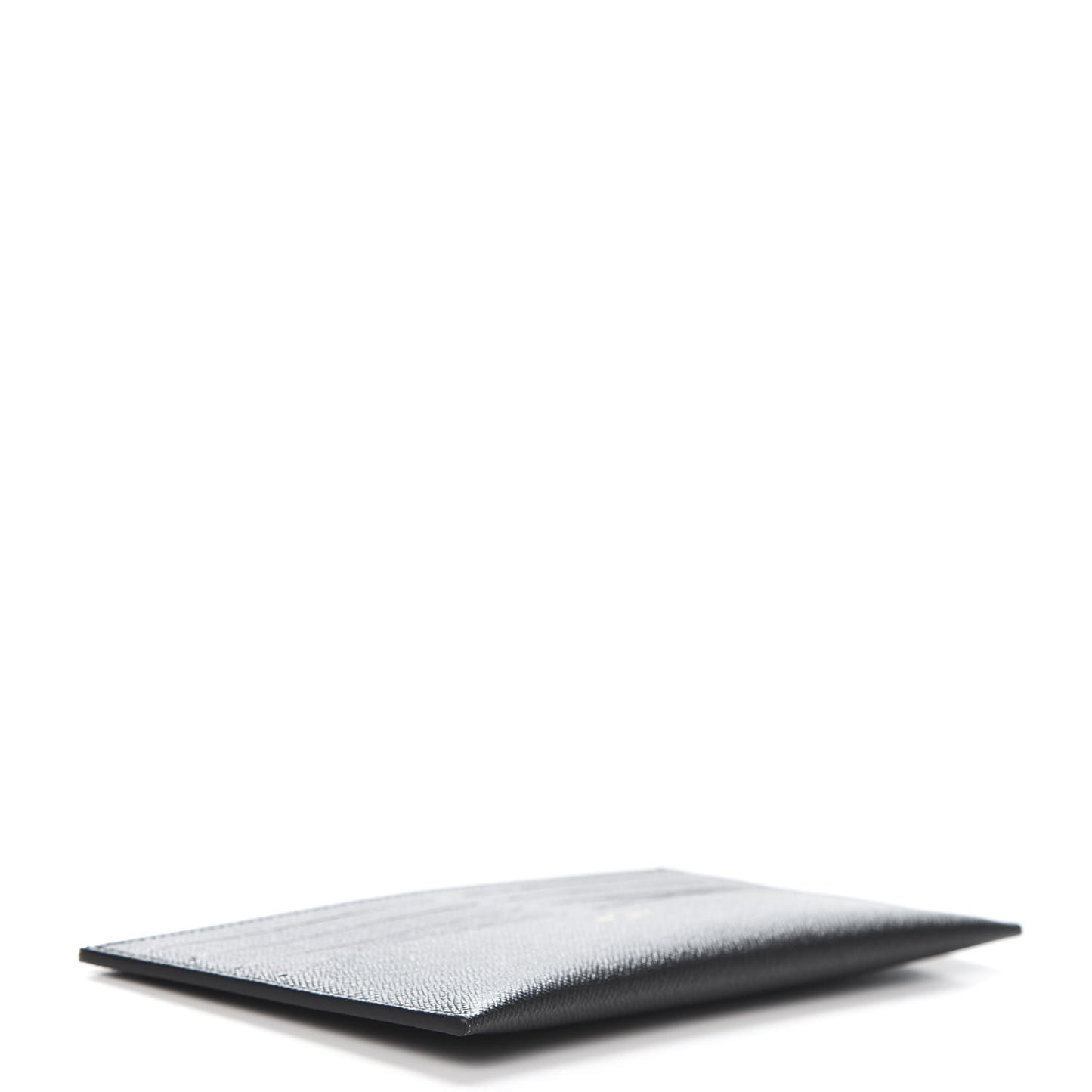 Calfskin Felicie Chain Wallet Card Holder Insert Black