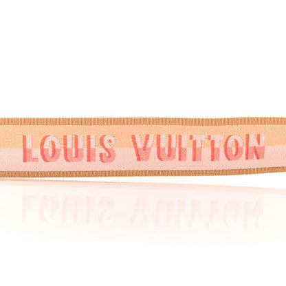 Louis Vuitton Jacquard Speedy Bandouliere 20 Shoulder Strap Pink Orange 3 of 4