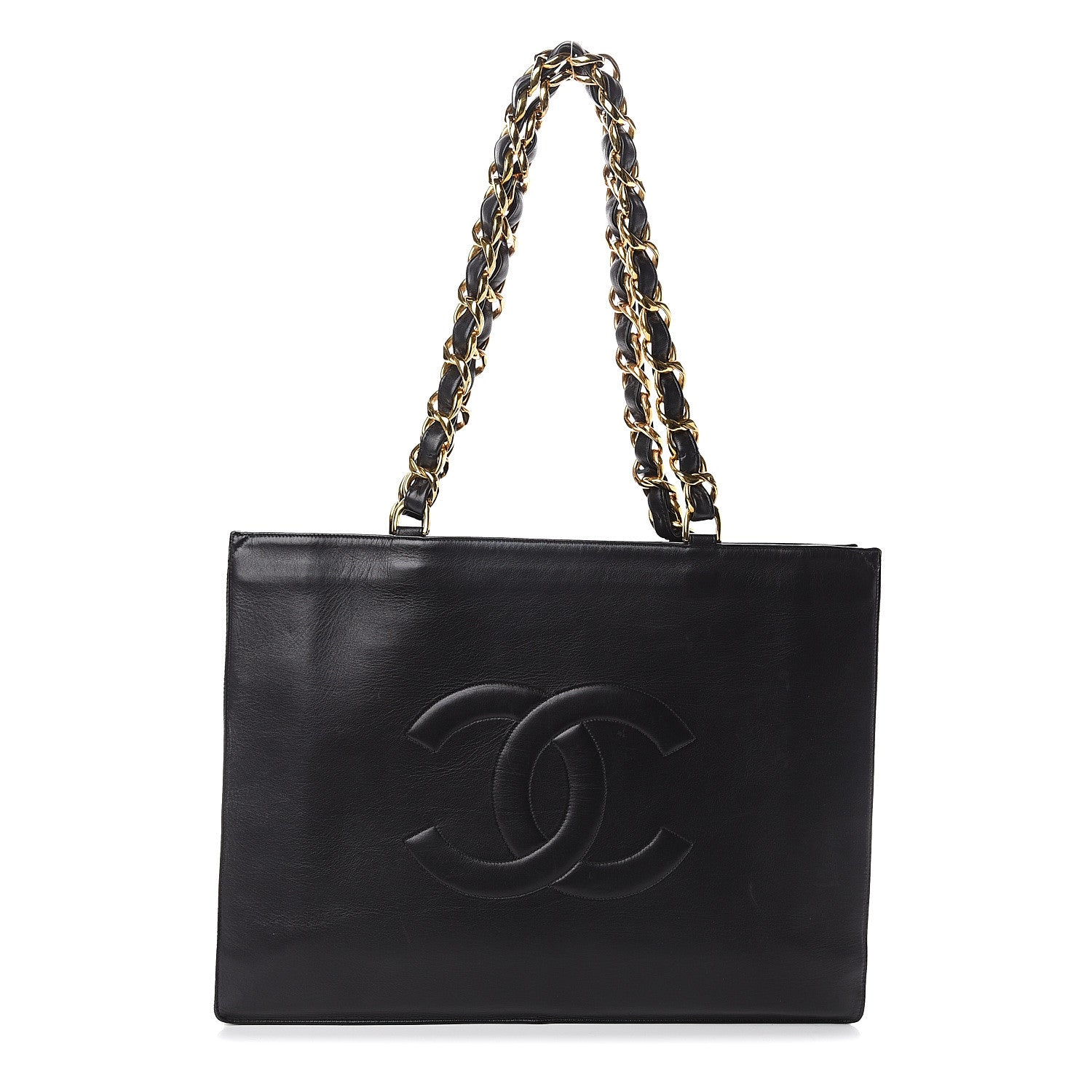 Chanel Lambskin CC Shoulder Bag Black 1 of 10