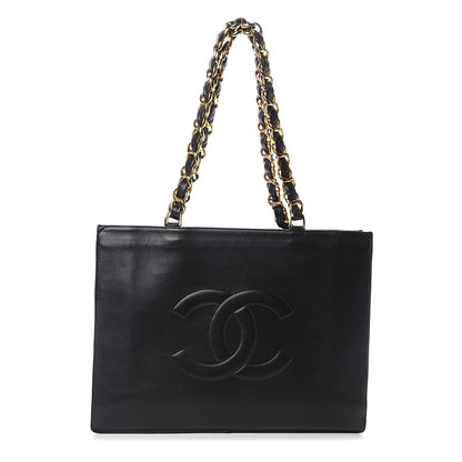Chanel Lambskin CC Shoulder Bag Black 1 of 10