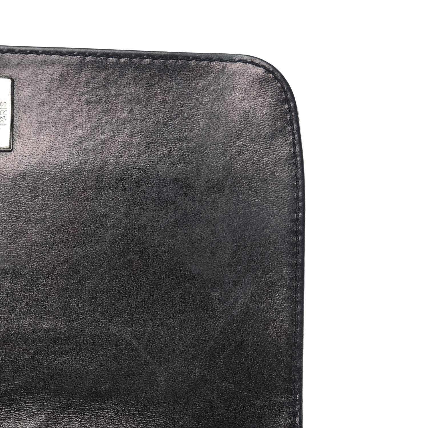 Chanel Glazed Calfskin Single Flap Black 15 of 15