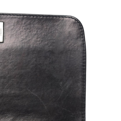 Chanel Glazed Calfskin Single Flap Black 15 of 15