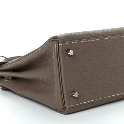 Hermes Togo Kelly Retourne 28 Etoupe 8 of 9