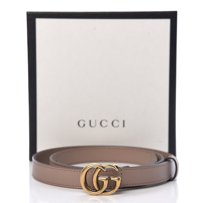 Gucci Calfskin Double G 20mm Belt 90 36 Porcelain Rose 7 of 7