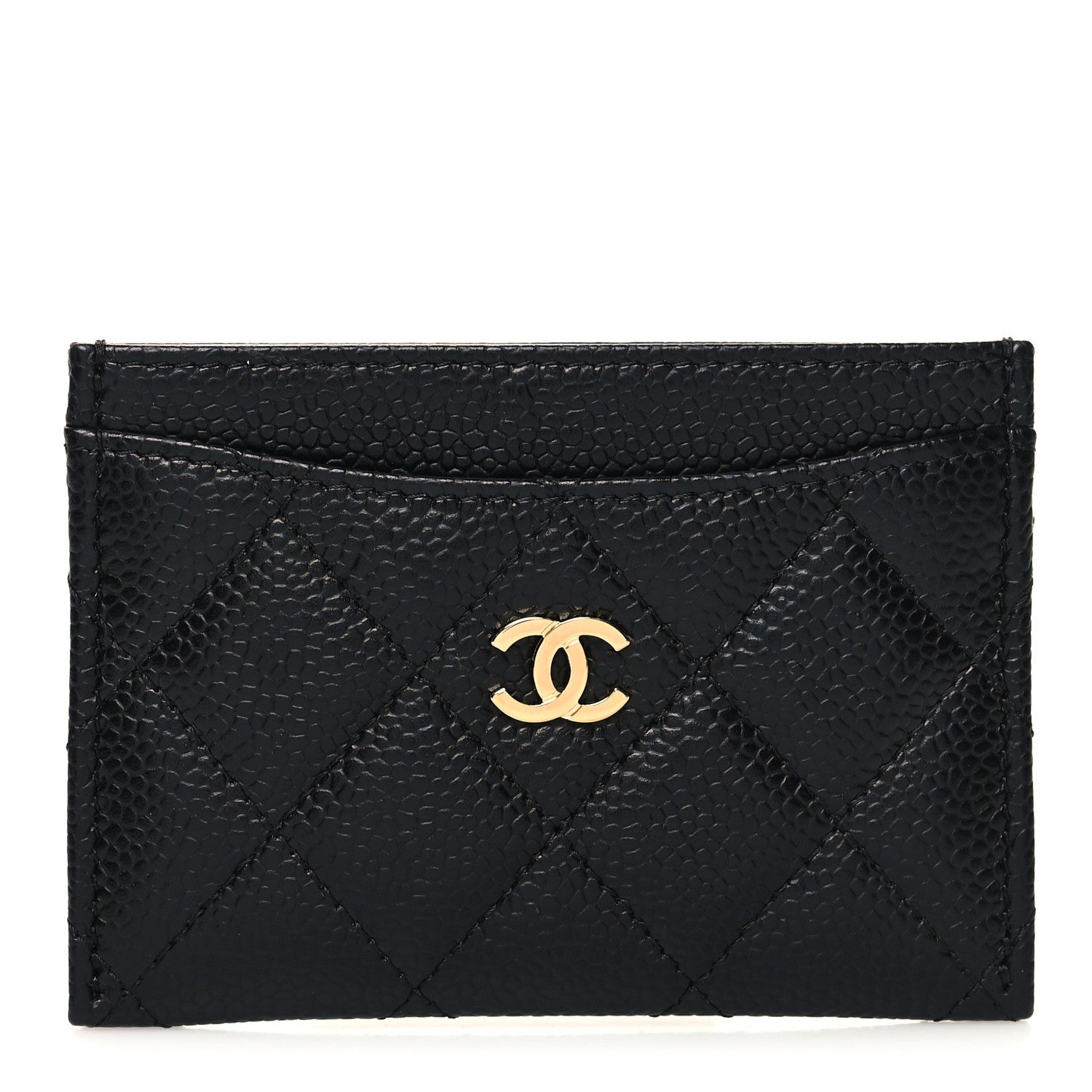 Chanel Caviar Quilted Card Holder Black 1 of 10