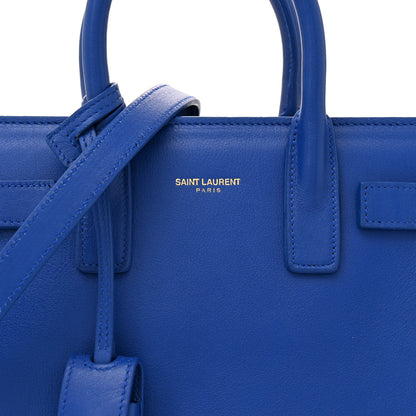 Saint Laurent Calfskin Nano Sac De Jour Royal Blue 7 of 11