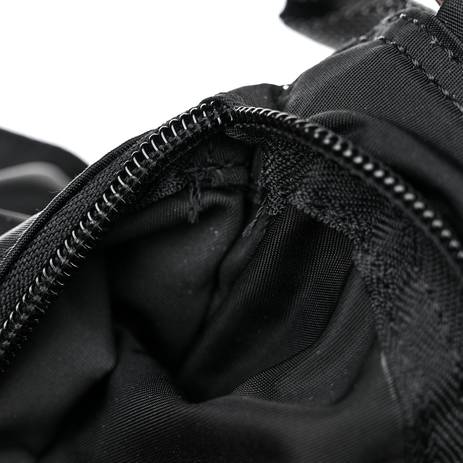 Prada Nylon Flat Messenger Bag Black 10 of 10