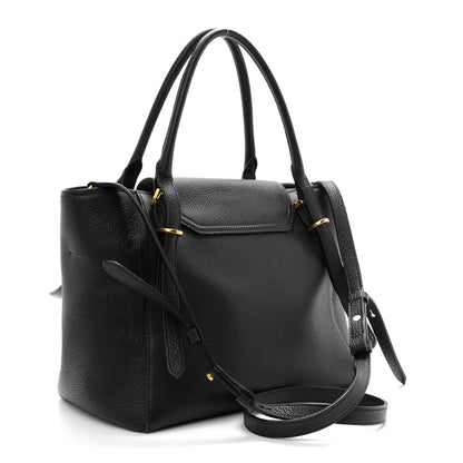 Prada Vitello Phenix Tote Bag Black 3 of 10