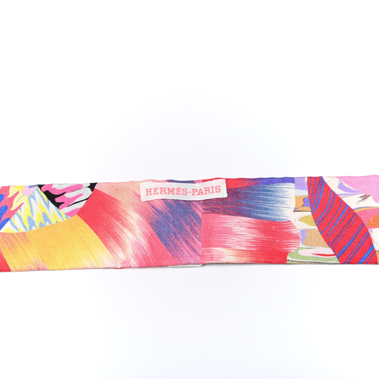 Silk Marble Silk Twilly Rose Vert Violet