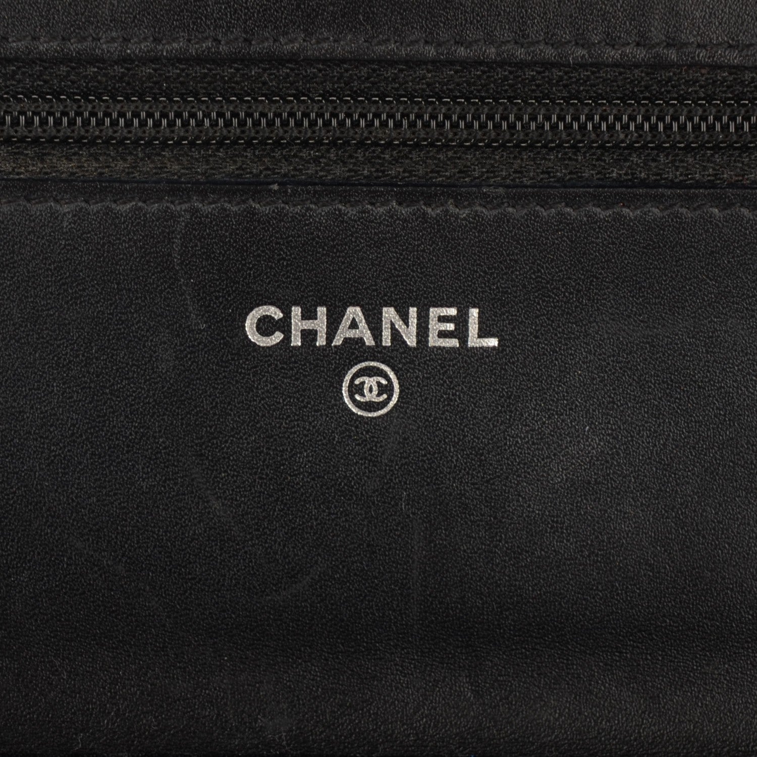 Chanel Patent Quilted Wallet On Chain WOC Black 6 of 9