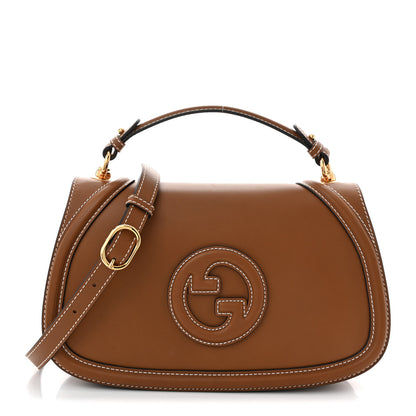 Gucci Calfskin Large Blondie Top Handle Flap Bag Sundial 1 of 11