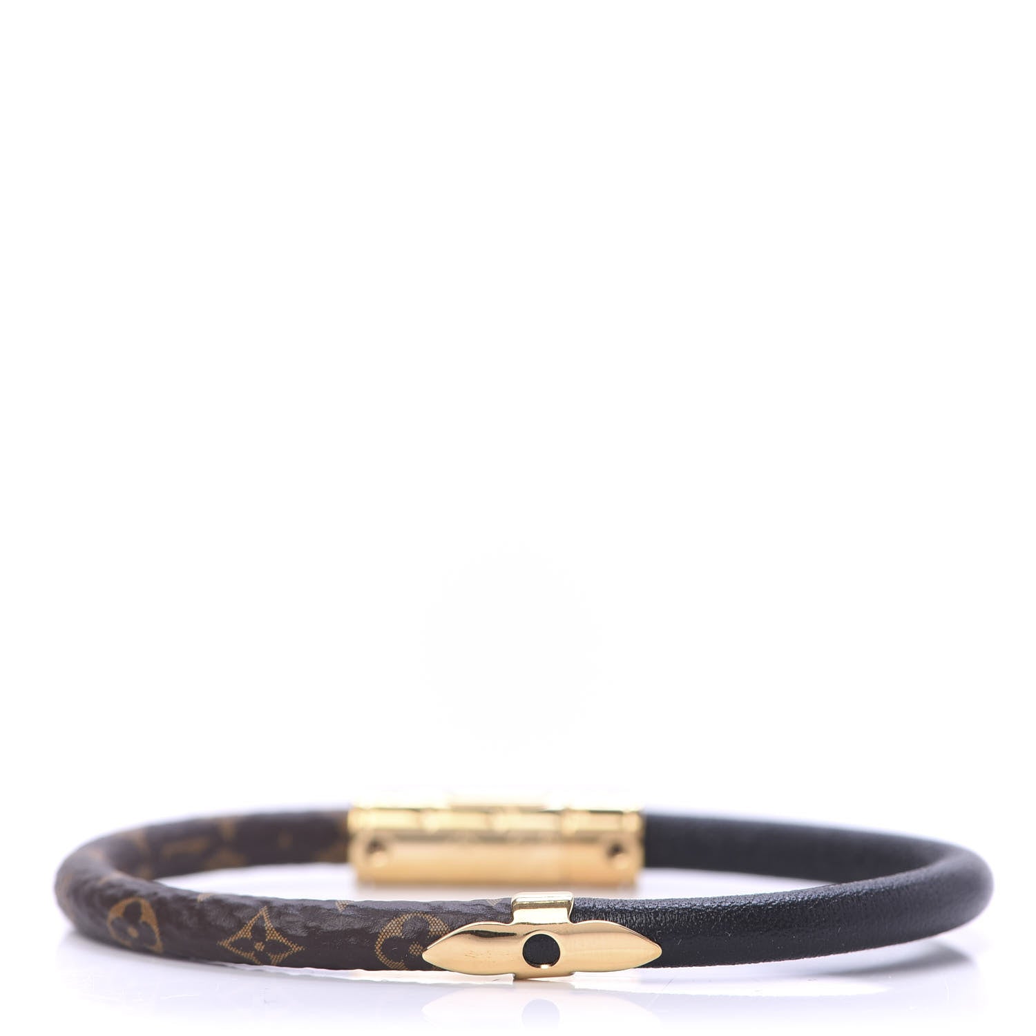 Louis Vuitton Monogram Daily Confidential Bracelet 17 Black 2 of 4