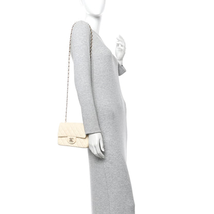 Chanel Lambskin Quilted Mini Rectangular Flap White 2 of 11