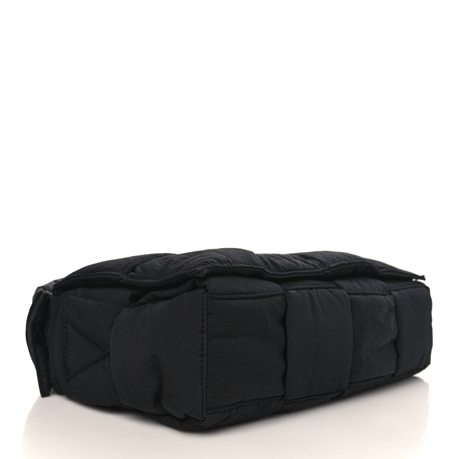 Bottega Veneta Nylon Intrecciato Padded Tech Cassette Bag Black 5 of 10