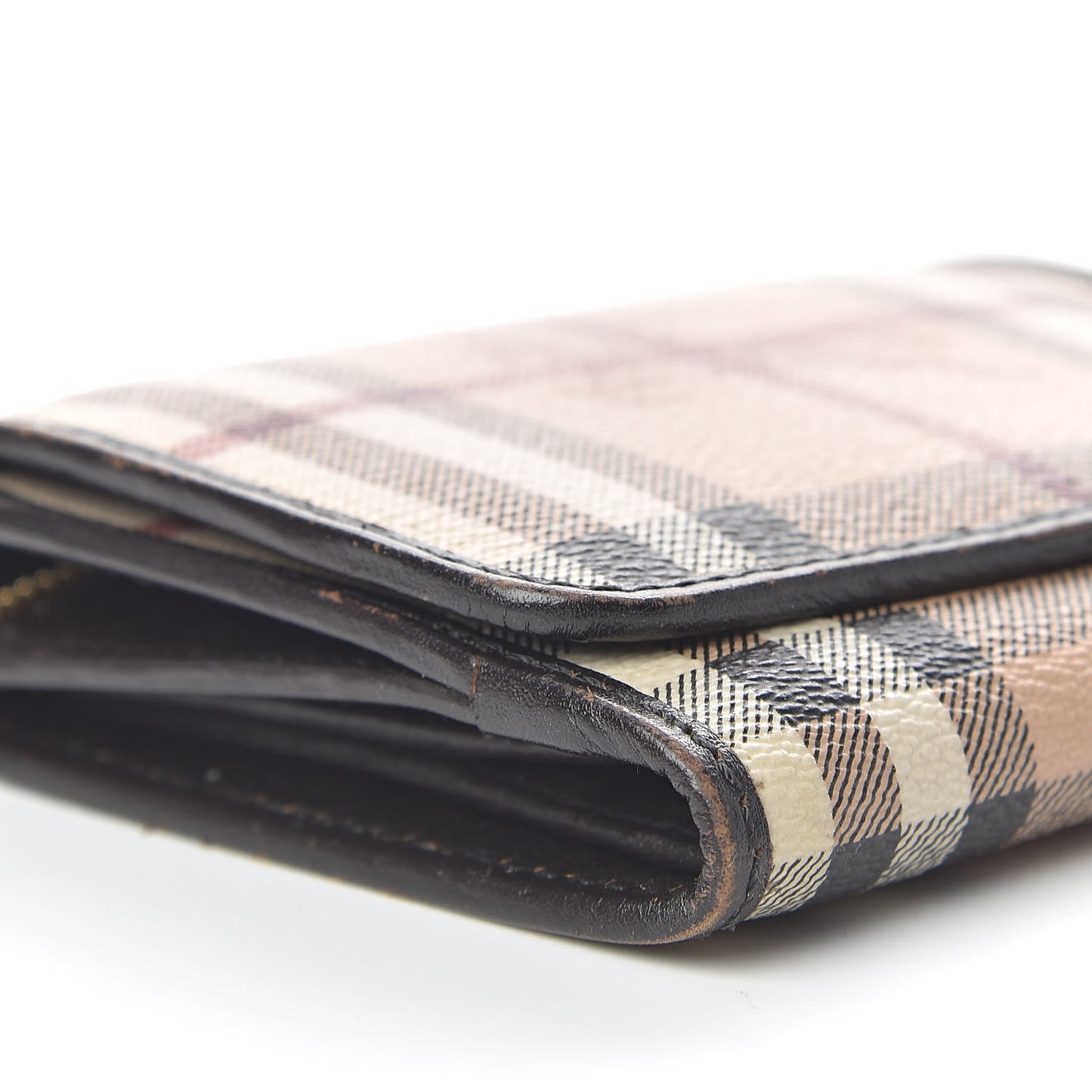 Haymarket Check Medium Leighton Wallet Chocolate