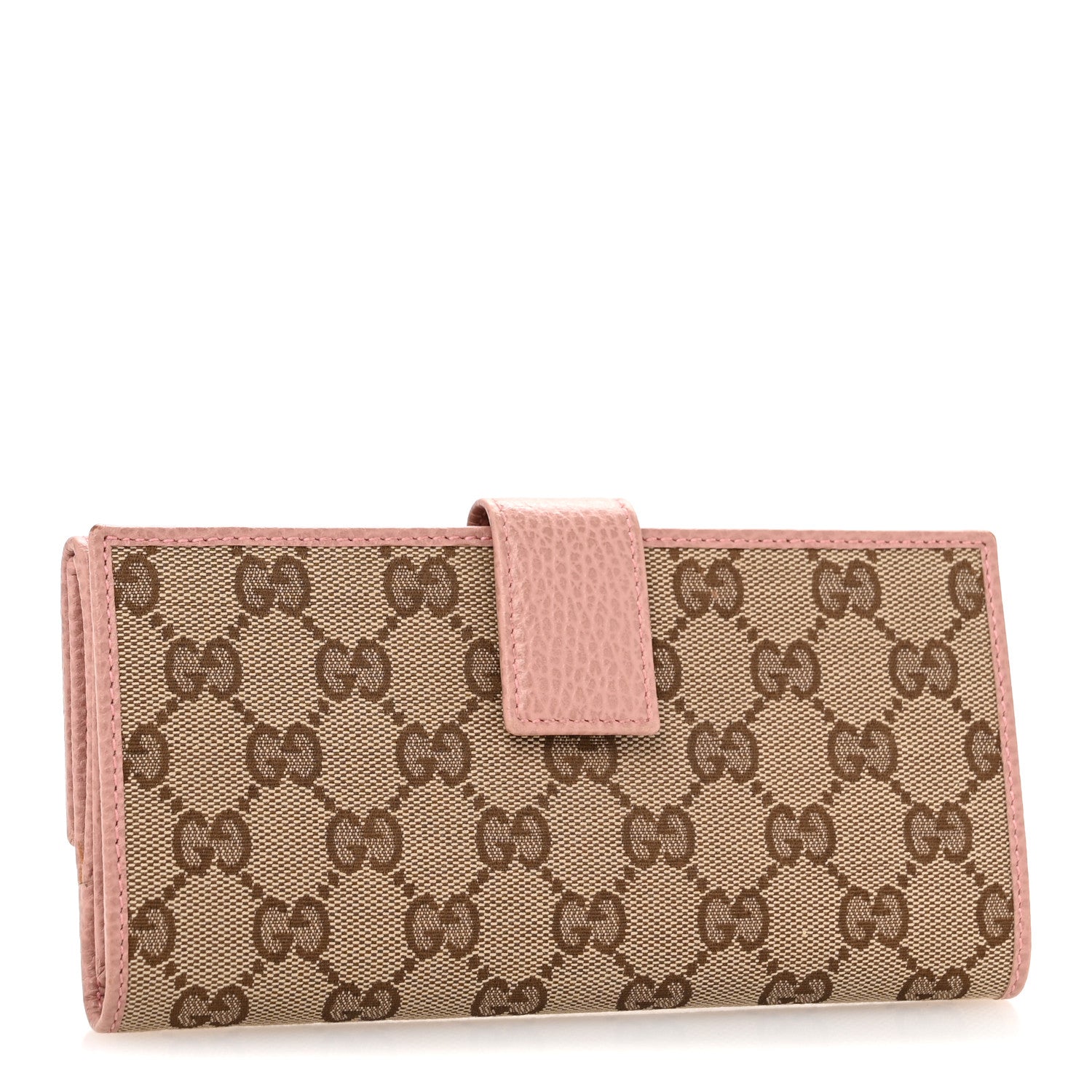 Gucci Monogram Continental Flap Wallet Soft Pink 3 of 10