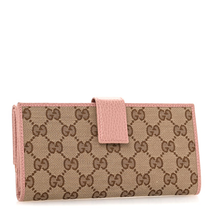Gucci Monogram Continental Flap Wallet Soft Pink 3 of 10
