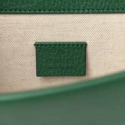 Gucci Dollar Calfskin Enamel Small Dionysus Shoulder Bag Emerald Electric Blue 6 of 12
