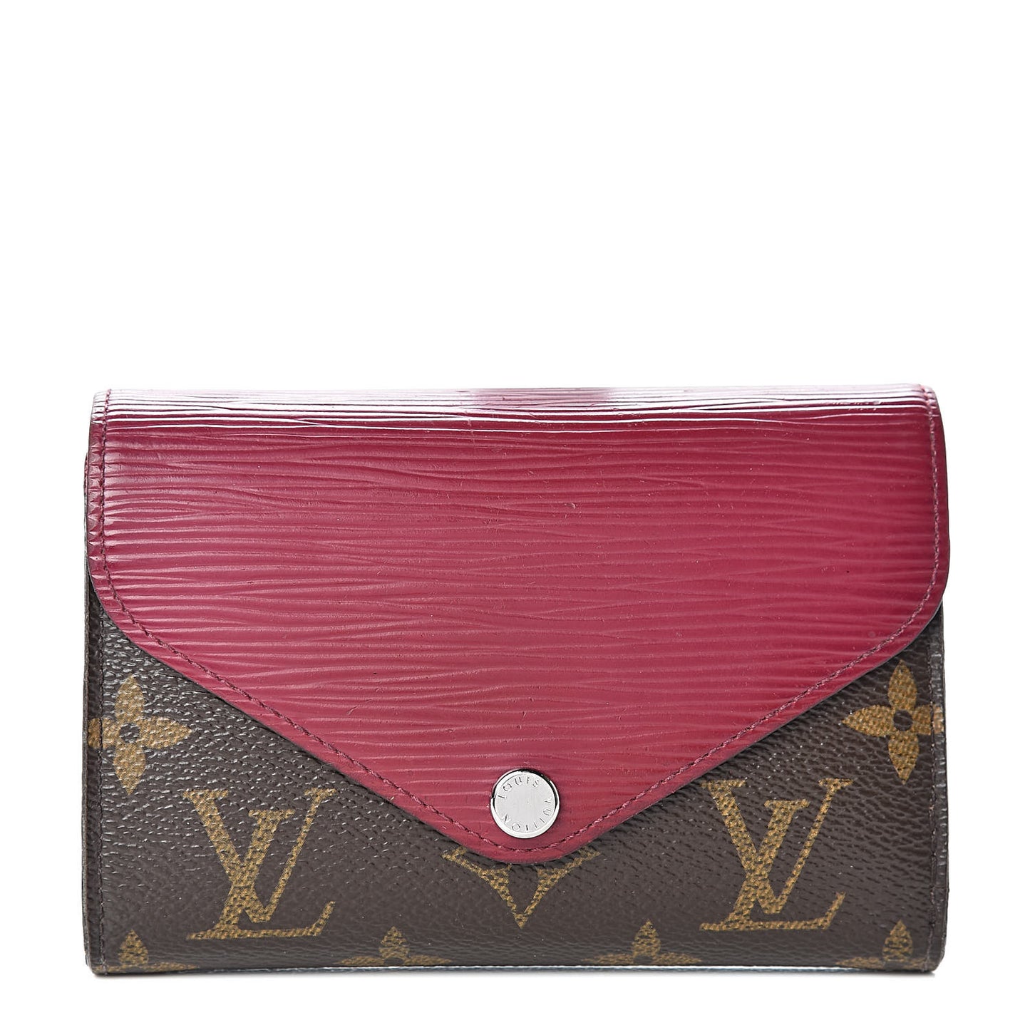 Epi Monogram Marie-Lou Compact Wallet Fuchsia