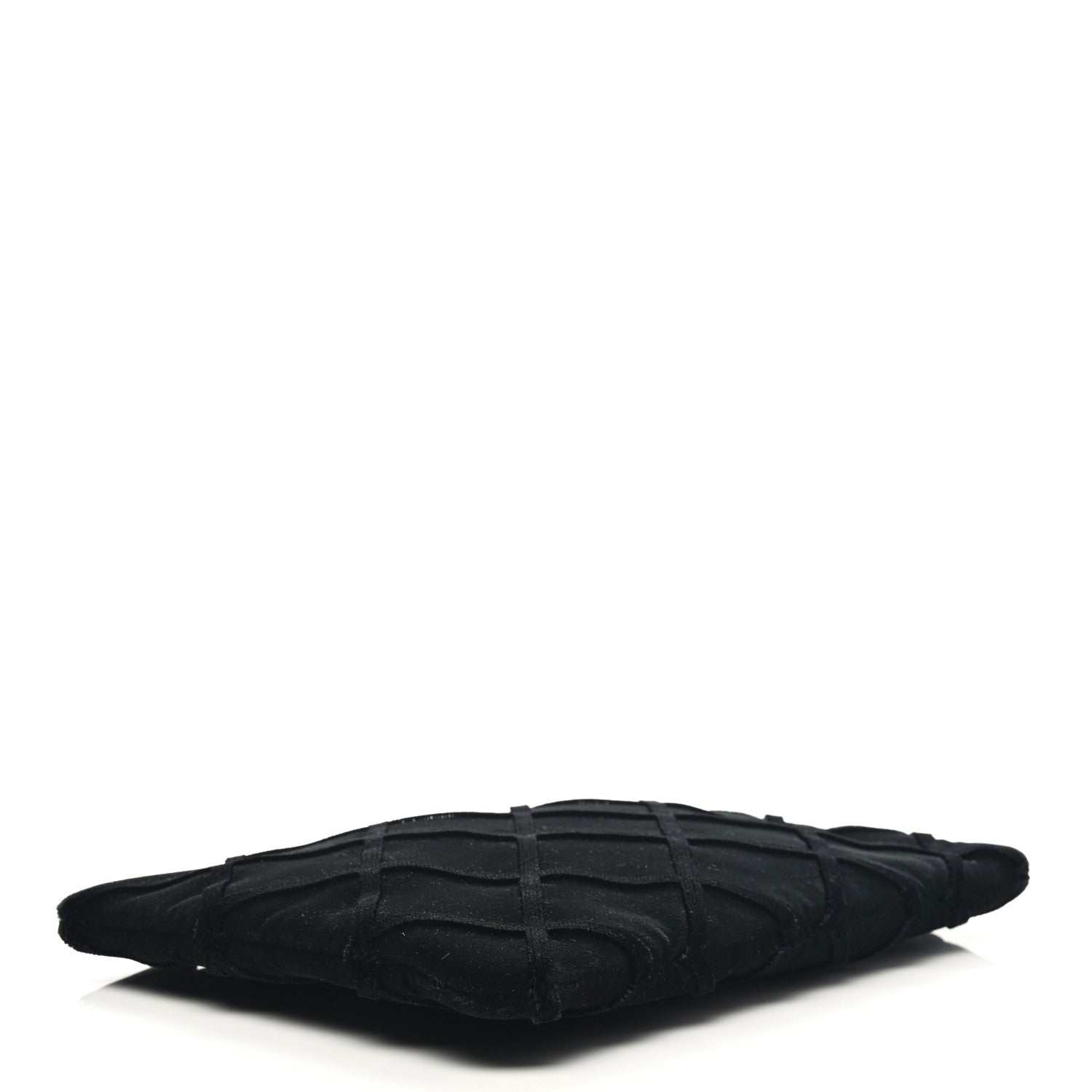 Chanel Velvet Quilted Medium Cosmetic Case Black 4 of 7