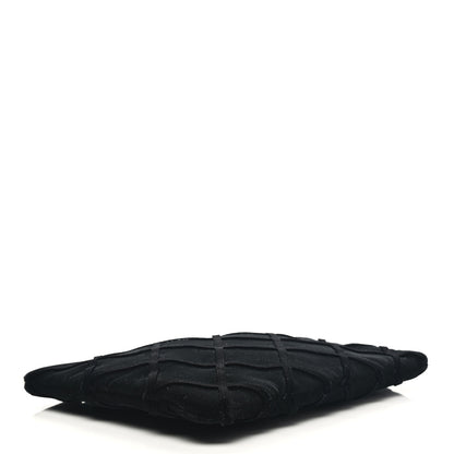 Chanel Velvet Quilted Medium Cosmetic Case Black 4 of 7