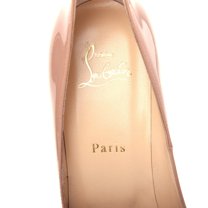 Christian Louboutin Patent New Very Prive 120 Pumps 39.5 Nude 8 of 10