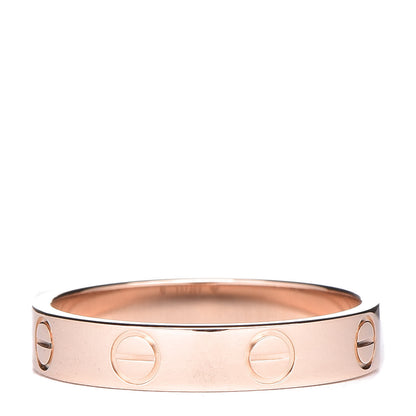 Cartier 18K Pink Gold 3.5mm LOVE Wedding Band Ring 52 6 4 of 4