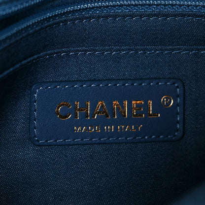 Chanel Denim Quilted Mini Pearl Crush Rectangular Flap Blue 7 of 11