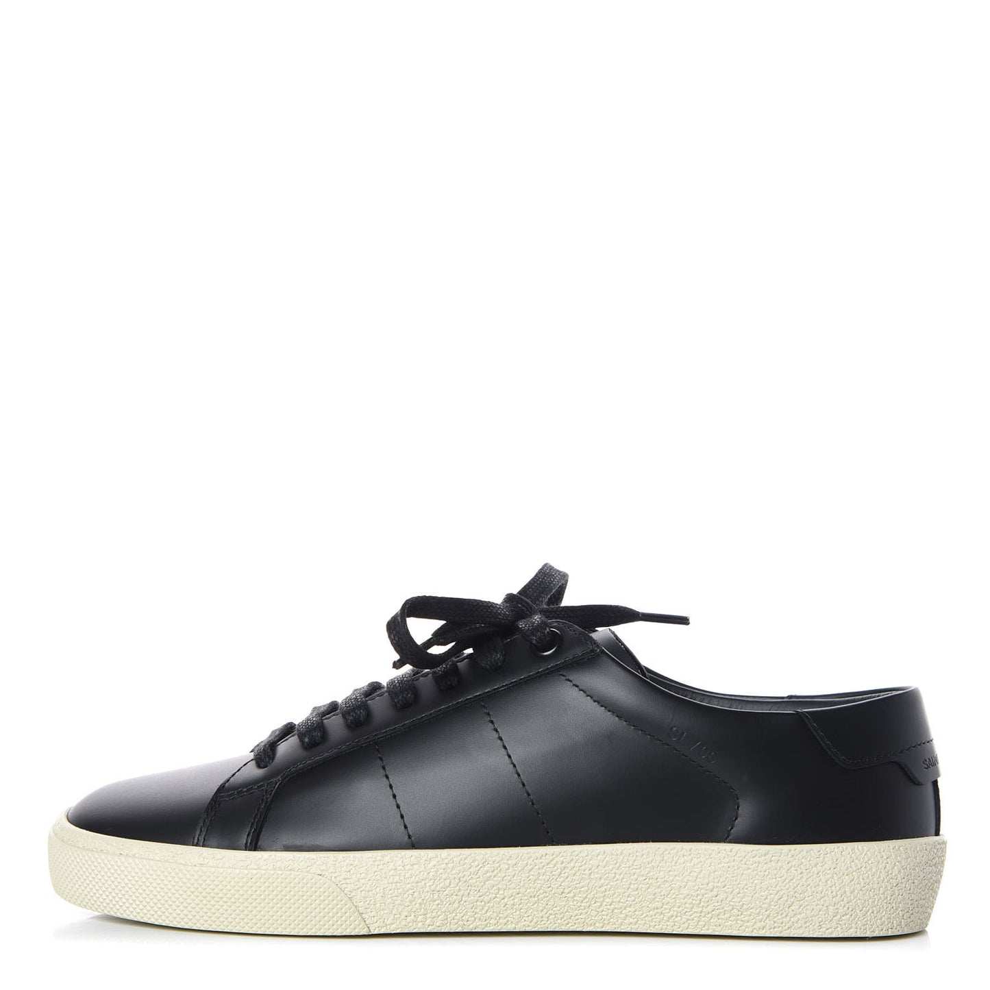 Calfskin SL/06 Classic Court Sneakers 36 Black