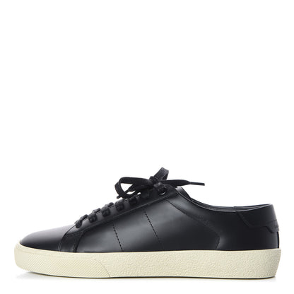 Saint Laurent Calfskin SL/06 Classic Court Sneakers 36 Black 1 of 8
